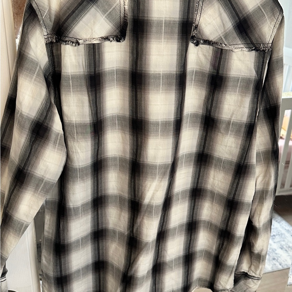 Bikers -Men’s long sleeve button down shirt